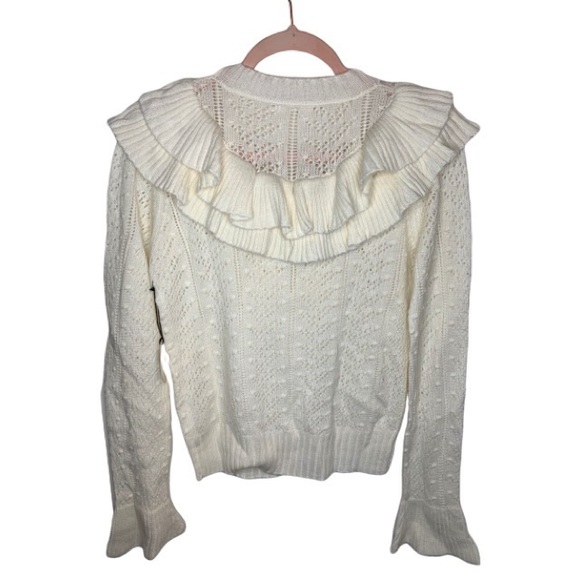 ✨SOLD✨Tularosa Ivory Manny Knit Sweater - Picture 6 of 7